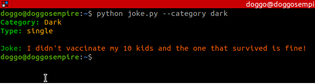 python joke.py --category dark